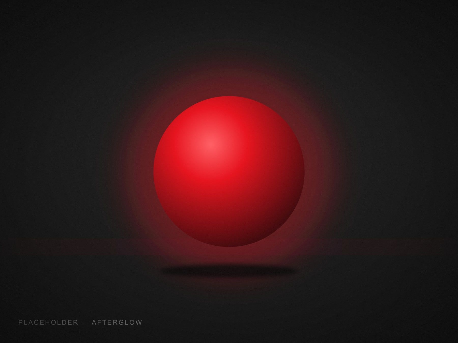 Placeholder artwork for the Afterglow case study